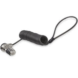 StarTech.com 6ft (1.8m) Self-Coiling Laptop Cable Lock - Portable 3-Digit Combination Security Cable Lock for K-Slot Laptop/Computer/Desktop/Device - Coiled Anti-Theft Steel Cable Lock - TAA
