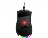 MSI CLUTCH GM50 RGB Optical FPS Gaming Mouse '7200 DPI Optical Sensor, 6 Programmable button, 3-Zone RGB, Ergonomic design, OMRON Switch with 20+ Million Clicks, RGB Mystic Light'