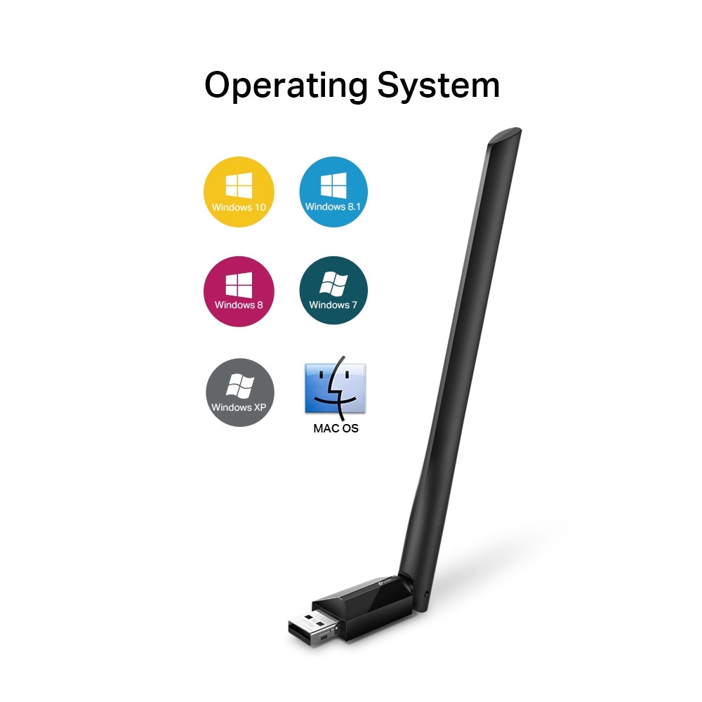 TP-Link AC600 High Gain Wireless Dual Band USB WiFi Adapter
