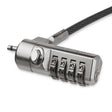 StarTech.com 6.6ft (2m) Laptop Cable Lock - 4 Digit Combination Laptop/Desktop Security Cable Lock for K-Slot Devices/Computers/Monitors - Portable Anti-Theft Vinyl Coated Steel Cable Lock - TAA