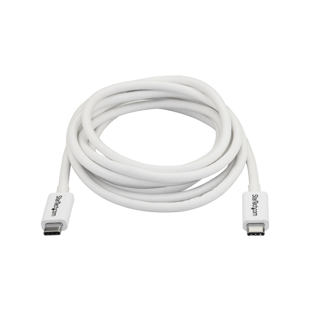 StarTech.com 6.6ft (2m) Thunderbolt 3 Cable, 20Gbps, 100W PD, 4K, Thunderbolt Certified, Compatible with Thunderbolt 4/USB 3.2/DisplayPort