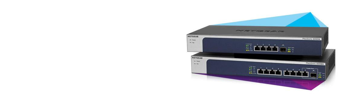 NETGEAR XS505M-100NAS network switch Unmanaged 10G Ethernet (100/1000/10000) Black, Silver