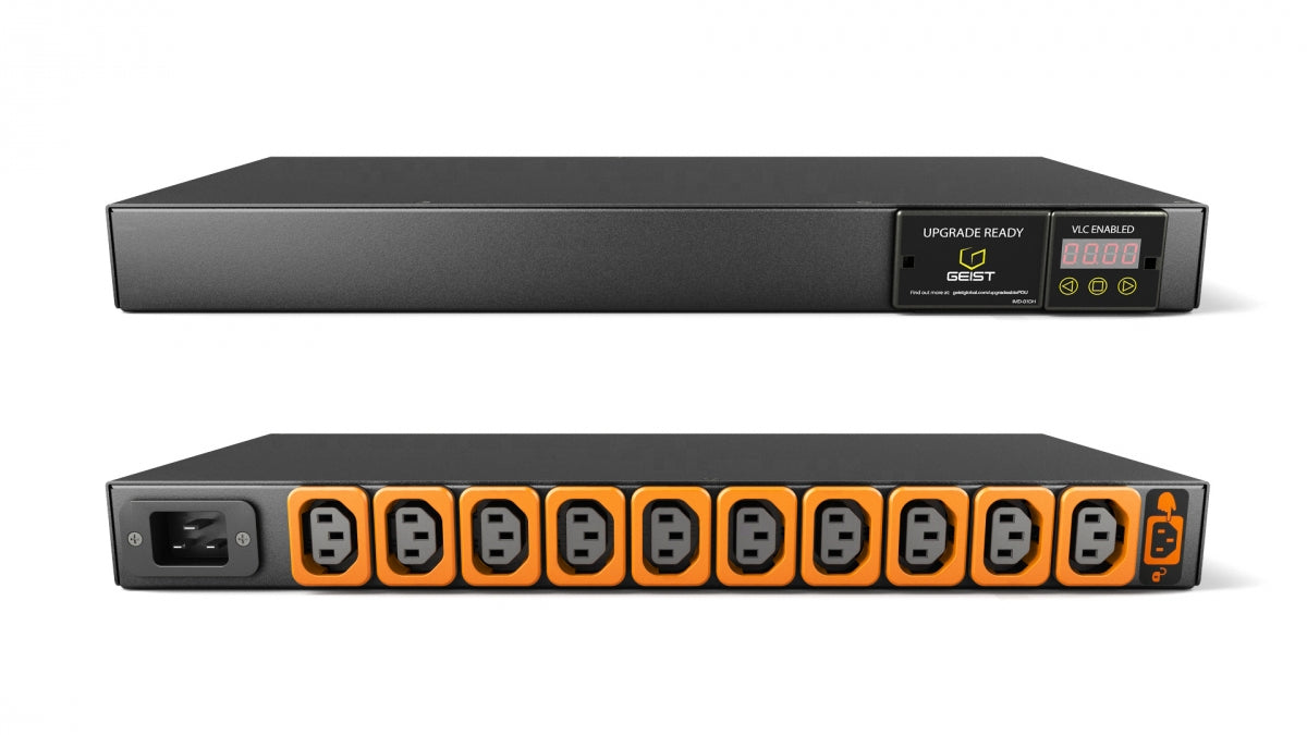 Vertiv UI10016L power distribution unit (PDU) 10 AC outlet(s) 1U Black