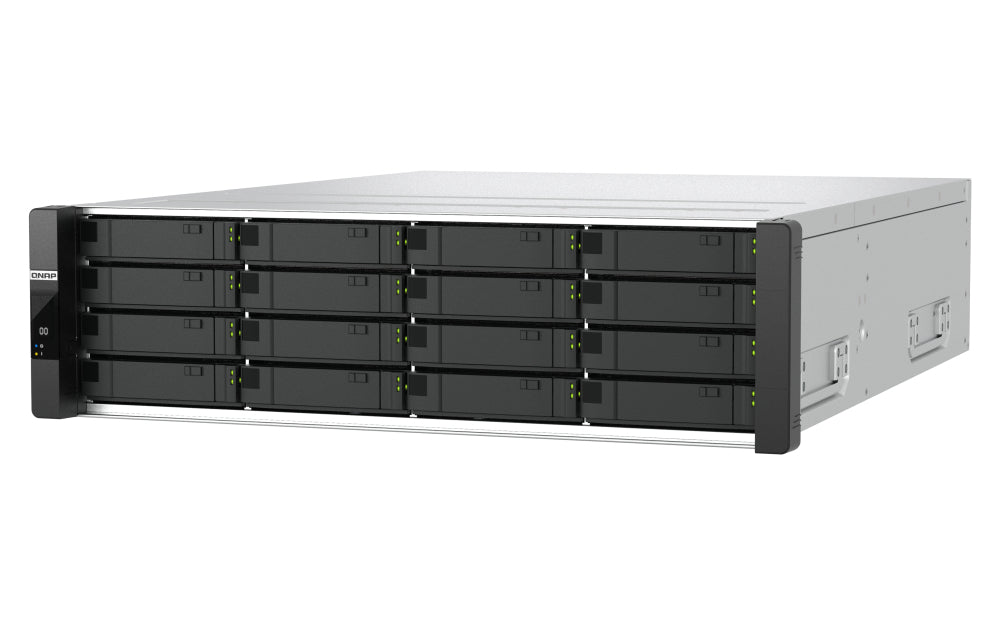 QNAP ES1686dc R2 NAS Rack (3U) Intel® Xeon® D D-2142IT 48 GB DDR4 0 TB QNAP QES Black, Grey