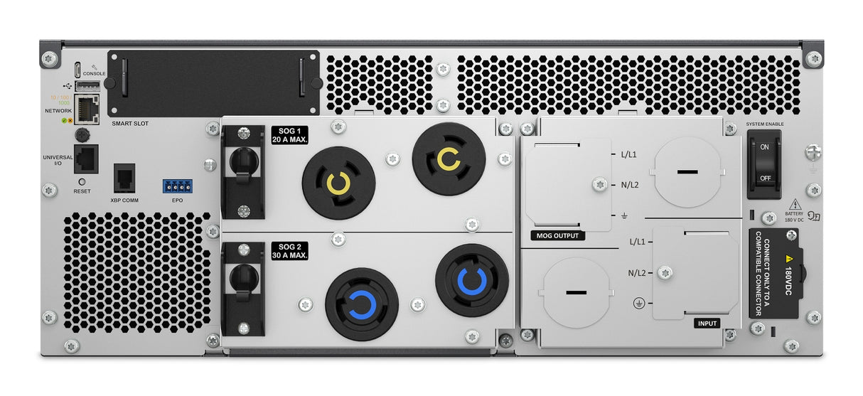 APC Smart-UPS Ultra On-Line Li-Ion SRTL10KRM4UI, 10KW, 4U Rack/Tower, 6xC13 & 6xC19, NMC