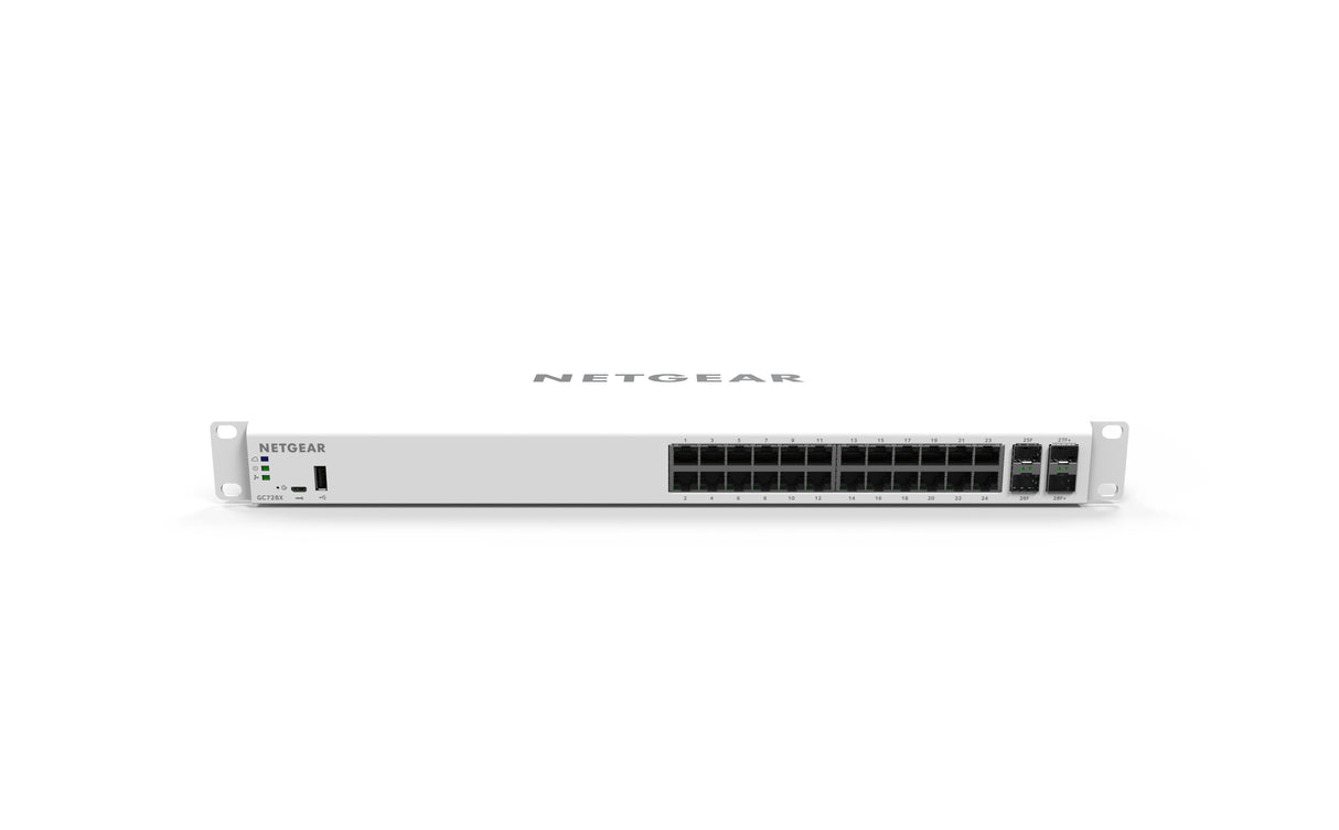 NETGEAR 28-Port PoE Gigabit Ethernet Smart Switch with Insight Cloud Management (GC728XP)