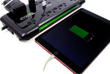 Plugable Technologies PS12-USB25 surge protector Black 12 AC outlet(s) 120 V 7.62 m