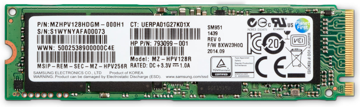 HP 256GB 2280 M2 PCIe 3x4 NVME