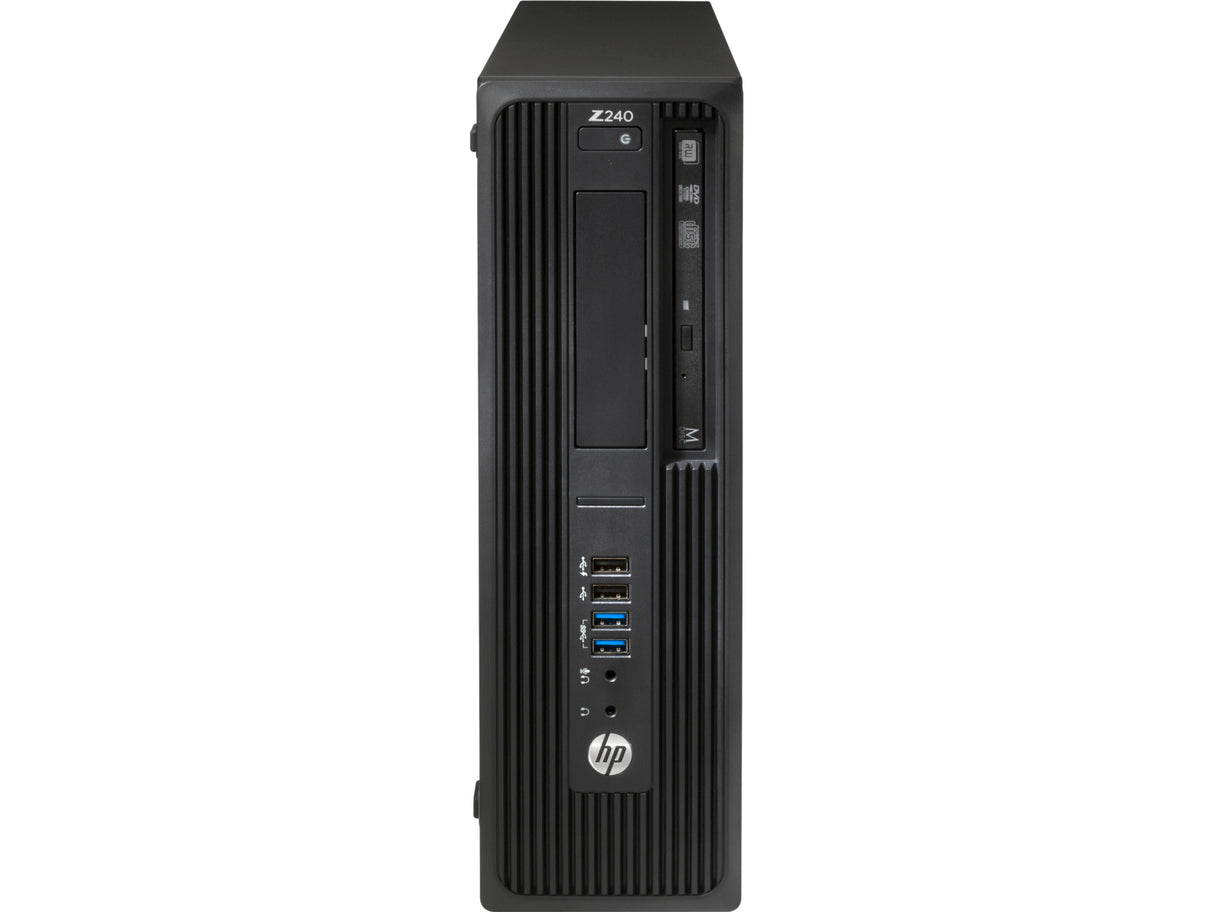 HP Z240 Intel® Core™ i5 i5-6500 16 GB DDR4-SDRAM 500 GB HDD SFF Workstation Black