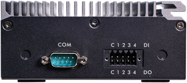 Shuttle Edge PC SPCEL03 , Intel Atom x6413E, 1x HDMI, 2x 2.5G LAN, 1x COM, DIO (4x in, 4x out), 3x USB, 2x M.2, 12-24V, fanless, 24/7, -20... 60°C, incl. VESA & DIN-RAIL mount