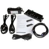 StarTech.com 4-Port USB 3.0 Hub - 5Gbps - Metal Industrial USB-A Hub - Wall or Desk Mountable USB Data Hub - TAA Compliant USB Expander Hub