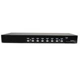 StarTech.com 8 Port Rackmount USB VGA KVM Switch w/ Audio (Audio Cables Included) - TAA