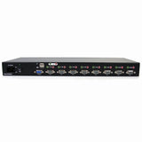 StarTech.com 8 Port Rackmount USB VGA KVM Switch w/ Audio (Audio Cables Included) - TAA