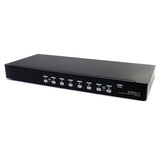 StarTech.com 8 Port Rackmount USB VGA KVM Switch w/ Audio (Audio Cables Included) - TAA