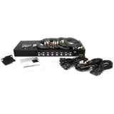 StarTech.com 8 Port Rackmount USB VGA KVM Switch w/ Audio (Audio Cables Included) - TAA