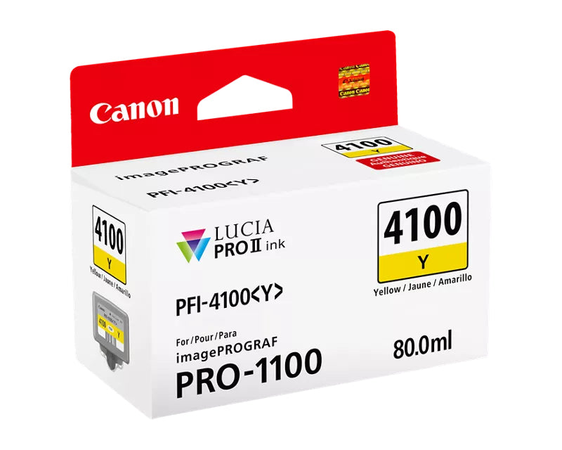Canon LUCIA PRO II PFI-4100 Yellow Ink Tank