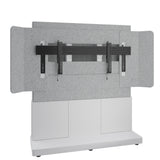 Middle Atlantic ForumTM Free-Standing 66" (3 Bay) Display Stand for (1) 81" 21:9 Ultra-Wide Display, Light Colorway
