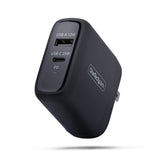 StarTech.com 37W USB-C & USB-A Wall Charger, Portable Charger with USB Power Delivery Fast Charging, 25W USB-C PD / 12W USB-A Output, Dual-Port USB-C/USB-A