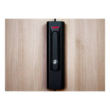 APC NetShelter CX, High security handle adaptor Kit, for door mounting, Black, 300H x 69W x 35D mm