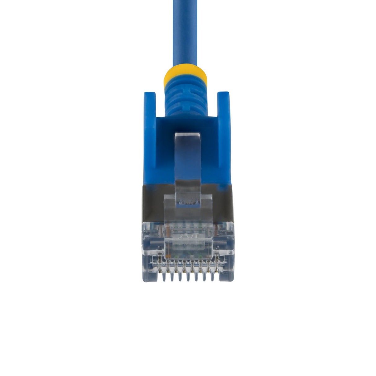 StarTech.com 7ft Blue Ultra Slim Cat6A Ethernet Cable, Snagless, FTP, Pure Bare Copper Wire, 34AWG Slim RJ45 Network Patch Cord, Individually Tested