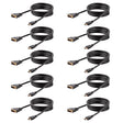 StarTech.com 6ft (1.8m) HDMI to DVI Cable, DVI-D to HDMI Display Cable (1920x1200p), 10 Pack, Black, 19 Pin HDMI to DVI-D Cable Adapter M/M, Digital Monitor Cable, DVI to HDMI Cord
