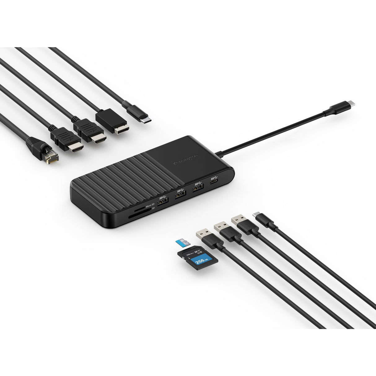 Kensington UH1510P EQ USB-C 5Gbps Triple Video Driverless Mobile Dock – 85W Pass-Through Power – DP/HDMI