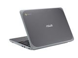 ASUS Chromebook C202SA-Q1-CB laptop Intel® Celeron® N3060 29.5 cm (11.6") HD 4 GB LPDDR3-SDRAM 16 GB eMMC Wi-Fi 5 (802.11ac) ChromeOS Blue, White