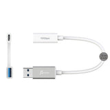 j5create JUCX35 USB cable 0.1 m USB C USB A 10 Gbit/s White