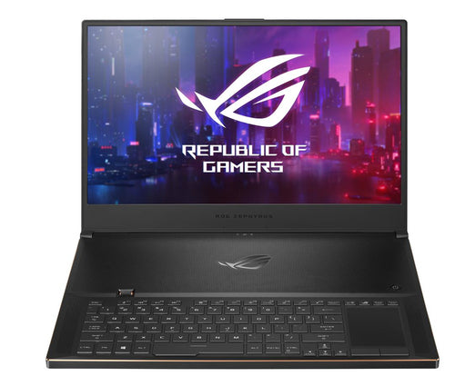 ASUS ROG Zephyrus S GX701GW-DB76 laptop Intel® Core™ i7 i7-9750H 43.9 cm (17.3") Full HD 16 GB DDR4-SDRAM 1 TB SSD NVIDIA® GeForce RTX™ 2070 Wi-Fi 5 (802.11ac) Windows 10 Home Black