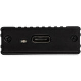 StarTech.com USB-C 10Gbps to M.2 NVMe SSD Enclosure - Portable External M.2 NGFF PCIe Aluminum Case - 1GB/s Read/Write - Supports 2230, 2242, 2260, 2280 - TB3 Compatible - Mac & PC - TAA