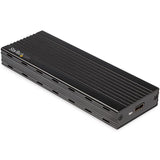 StarTech.com USB-C 10Gbps to M.2 NVMe SSD Enclosure - Portable External M.2 NGFF PCIe Aluminum Case - 1GB/s Read/Write - Supports 2230, 2242, 2260, 2280 - TB3 Compatible - Mac & PC - TAA