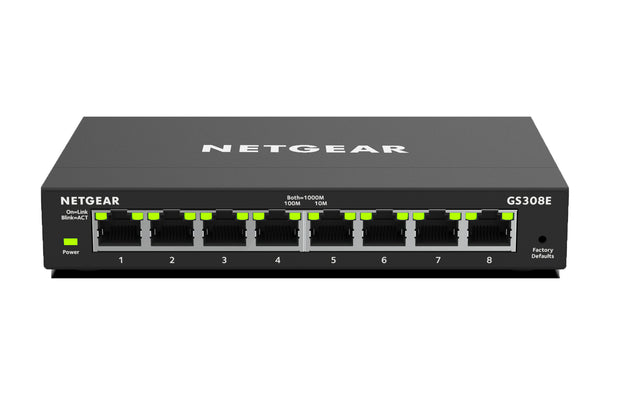 NETGEAR 8-Port Gigabit Ethernet Plus Switch (GS308E)