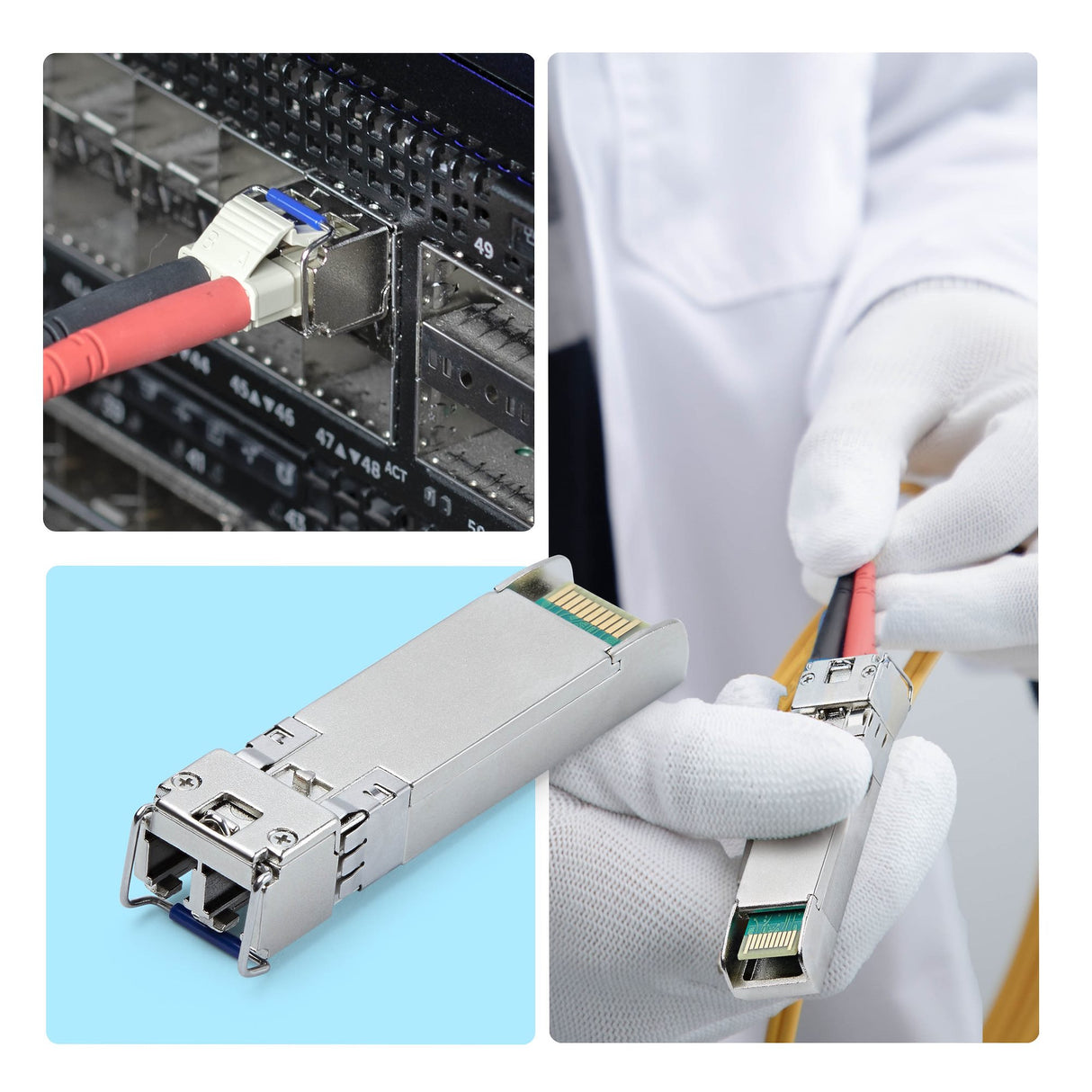 StarTech.com Version of Cisco SFP-10G-SR-S SFP+ Module, Industrial Temperature Range, 10Gbps, Multi Mode Fiber (MMF), 300m [984ft], LC Transceiver, 850nm