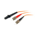 StarTech.com Fiber Optic Cable - Multimode Duplex 62.5/125 - LSZH - MTRJ/ST - 1 m