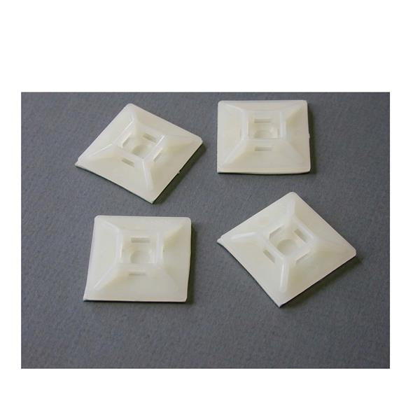 StarTech.com Self-adhesive Nylon Cable Tie Mounts - Pkg of 100 - TAA