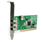 StarTech.com 4 port PCI 1394a FireWire Adapter Card - 3 External 1 Internal - TAA