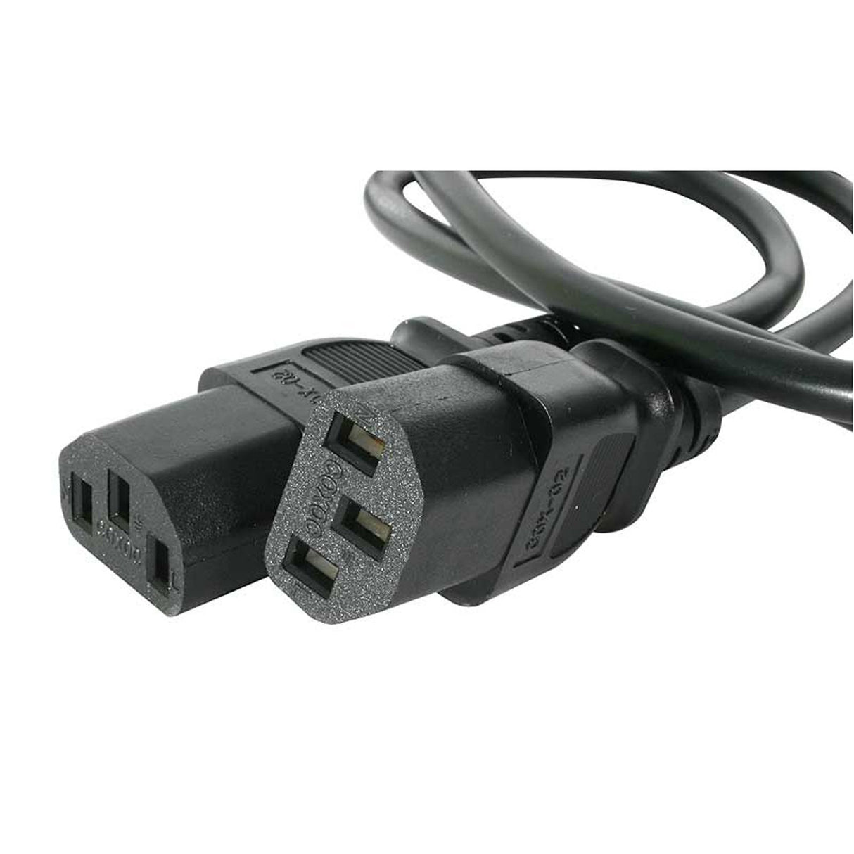 StarTech.com 6ft (2m) Computer Power Cord Y Splitter, NEMA 5-15P to 2x C13, 10A 125V, 18AWG, Black AC Power Splitter Cord, PC Power Supply Cable, Dual Monitor Power Cable - UL Listed