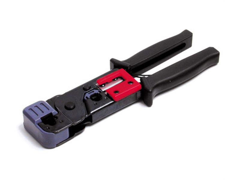 StarTech.com RJ45 RJ11 Crimp Tool with Cable Stripper - TAA