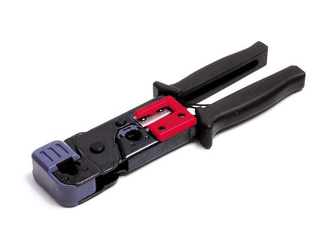 StarTech.com RJ45 RJ11 Crimp Tool with Cable Stripper - TAA