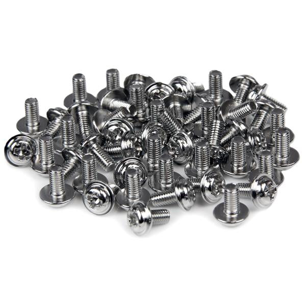 StarTech.com PC Mounting Computer Screws M3 x 1/4in Long Standoff - 50 Pack - TAA