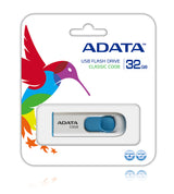 ADATA 32GB C008 USB flash drive USB Type-A 2.0 Blue, White