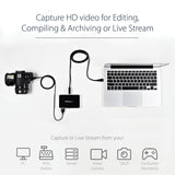 StarTech.com USB 3.0 Video Capture Device - HDMI / DVI / VGA / Component HD Video Recorder - 1080p 60fps - TAA