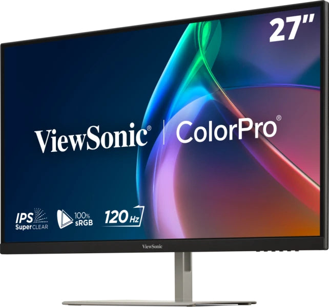 Viewsonic VP Series 27" 120Hz 2K QHD Pantone Validated 100% sRGB & Factory Calibrated Monitor with 90W USB-C