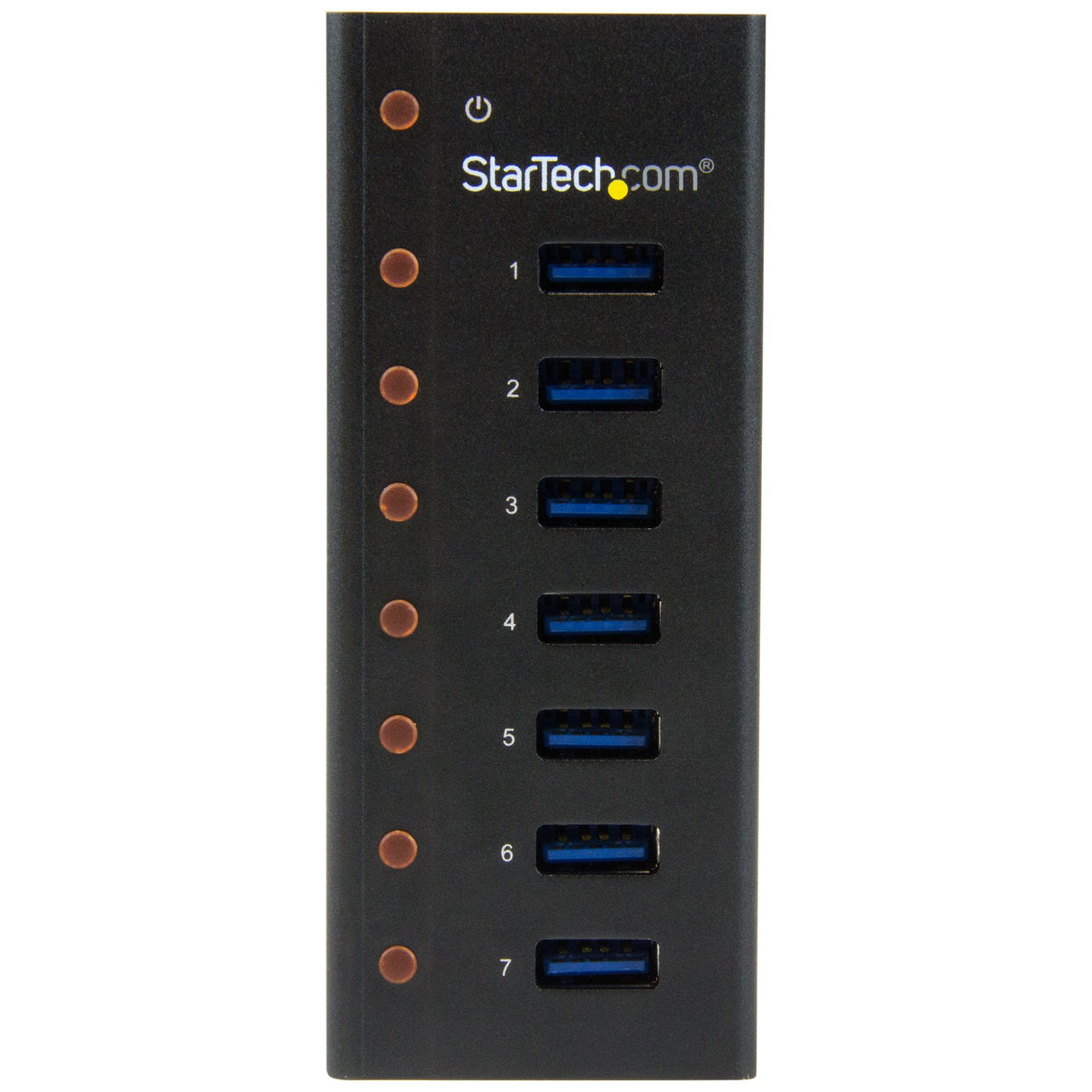 StarTech.com 7-Port USB 3.0 Hub (5Gbps) - Desktop or Wall-Mountable Metal Enclosure