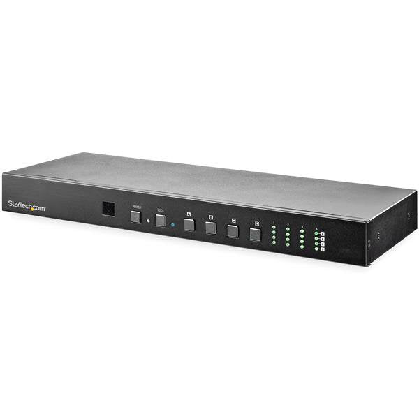 StarTech.com 4x4 HDMI Matrix Switch with Audio and Ethernet Control - 4K 60Hz - TAA