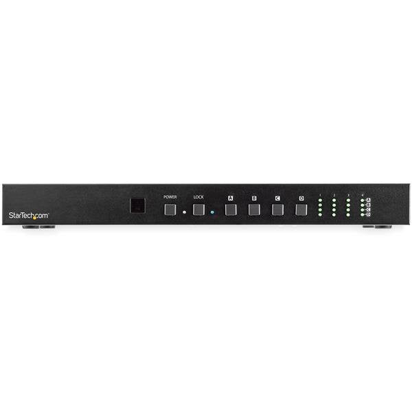 StarTech.com 4x4 HDMI Matrix Switch with Audio and Ethernet Control - 4K 60Hz - TAA