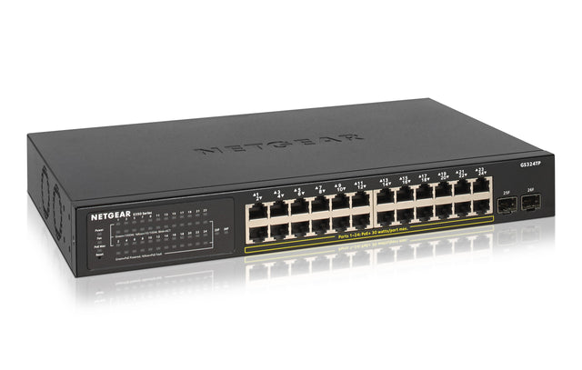 NETGEAR 26-Port PoE Gigabit Ethernet Smart Switch (GS324TP)