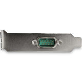 StarTech.com 1-port PCI Express RS232 Serial Adapter Card - PCIe RS232 Serial Host Controller Card - PCIe to Serial DB9 - 16950 UART - Low Profile Expansion Card - Windows & Linux - TAA