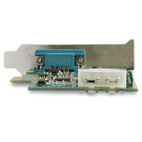 StarTech.com 1-port PCI Express RS232 Serial Adapter Card - PCIe RS232 Serial Host Controller Card - PCIe to Serial DB9 - 16950 UART - Low Profile Expansion Card - Windows & Linux - TAA