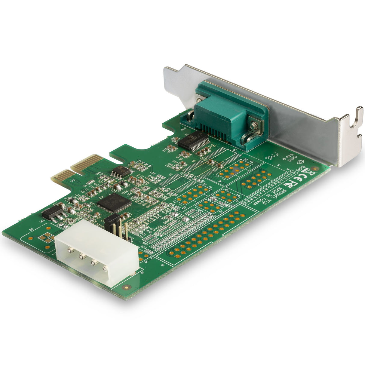 StarTech.com 1-port PCI Express RS232 Serial Adapter Card - PCIe RS232 Serial Host Controller Card - PCIe to Serial DB9 - 16950 UART - Low Profile Expansion Card - Windows & Linux - TAA